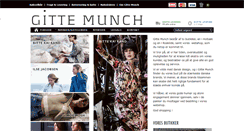 Desktop Screenshot of gitte-munch.dk