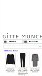 Mobile Screenshot of gitte-munch.dk